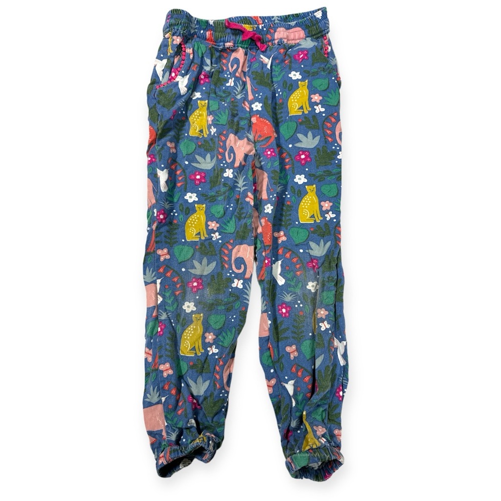 Boden Girls Novelty Animal Jungle Printed‎ Jogger Pants Size 5 PLAY CONDITION